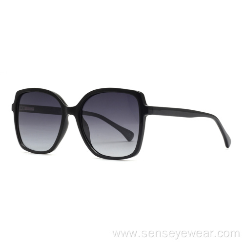 Oversized Vintage Injection Acetate Polarized Sunglasses